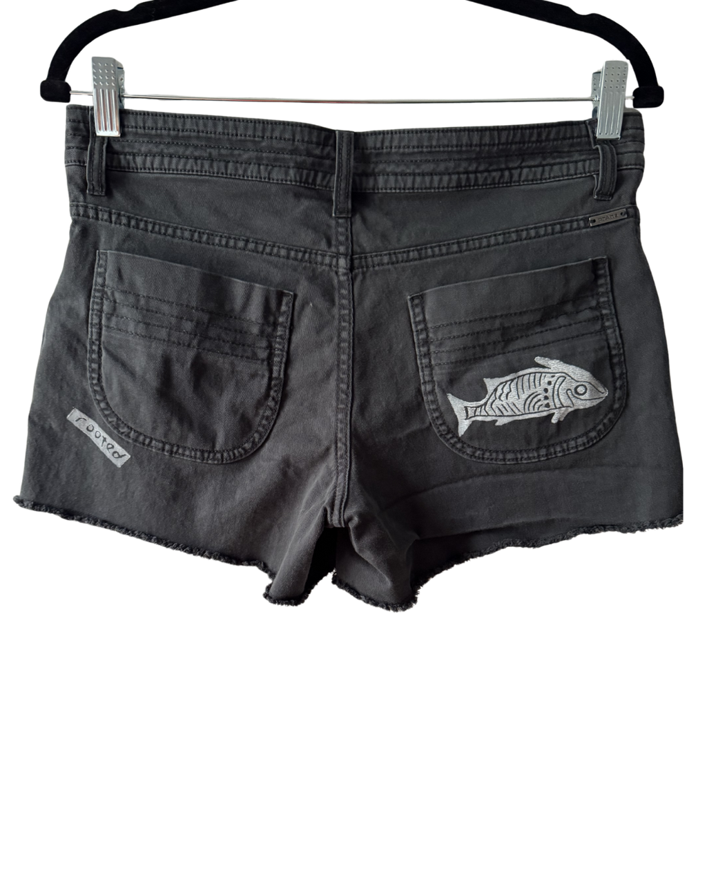 The Egyptian Series: Washed Grey Shorts