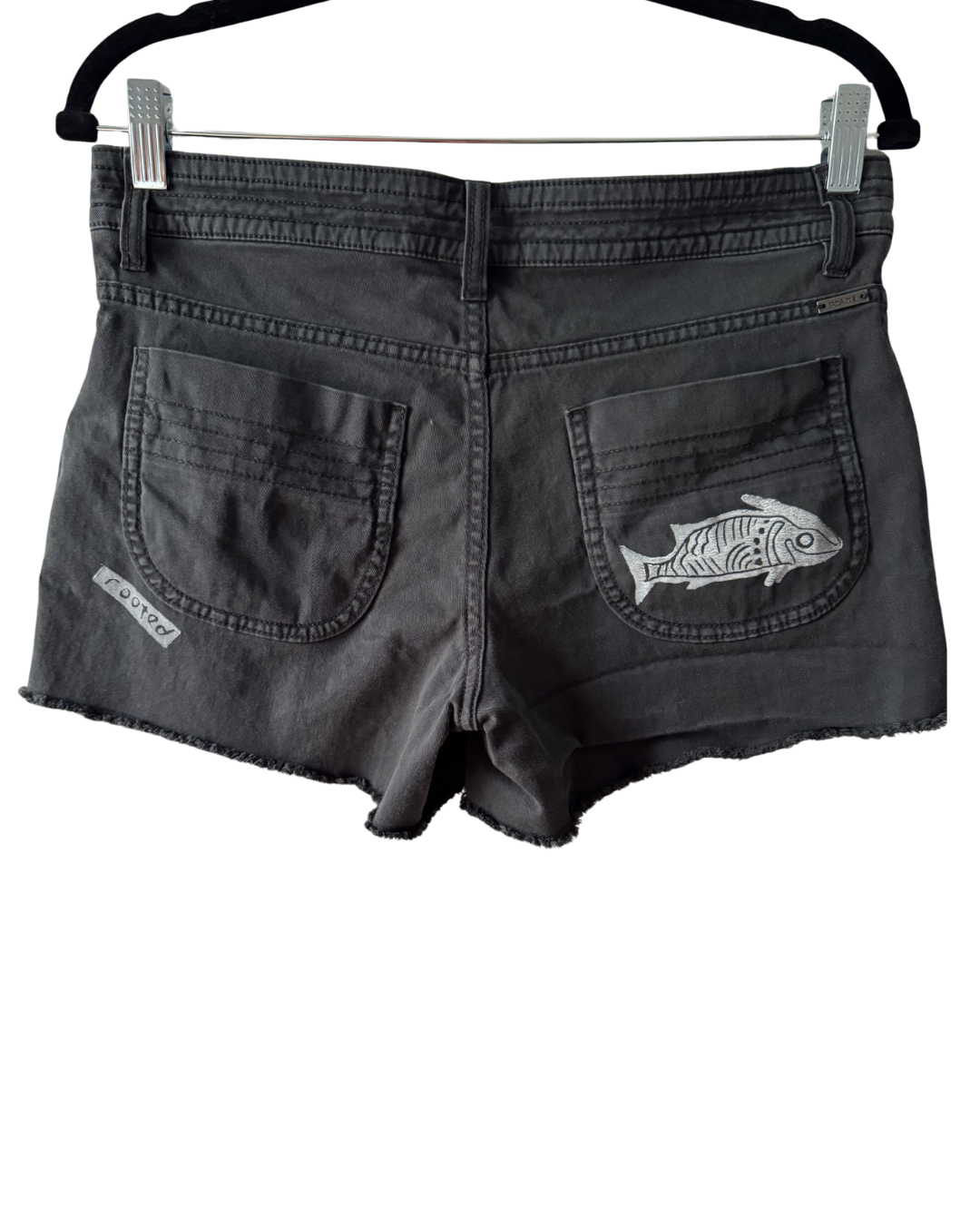 The Egyptian Series: Washed Grey Shorts