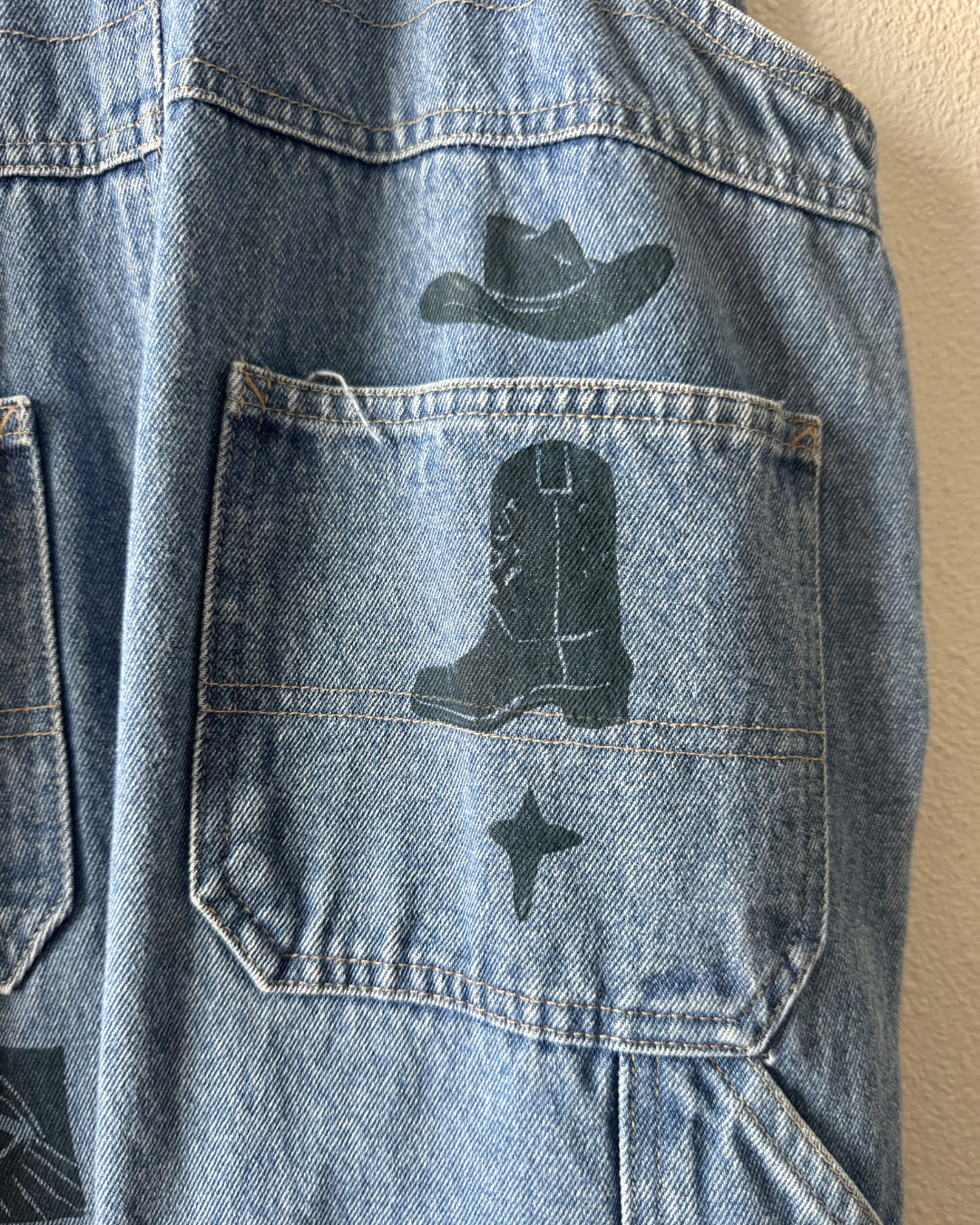 Patchwork Overalls 1