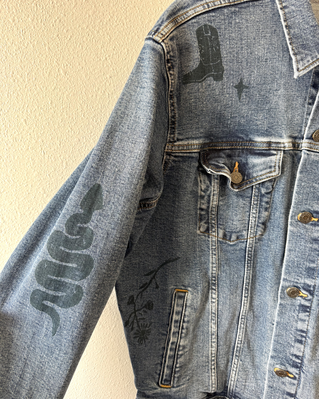 Patchwork Denim Jacket 2