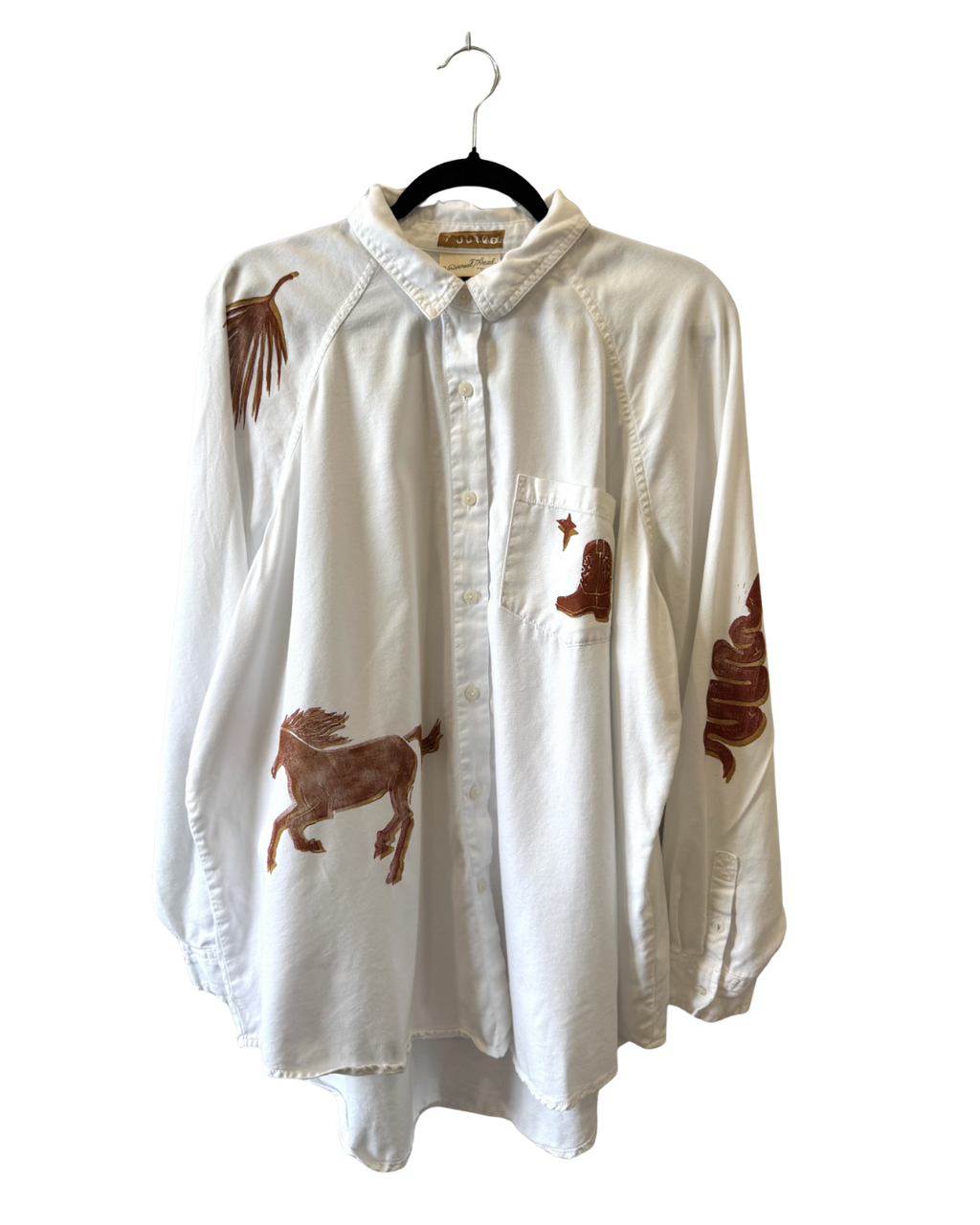 Fire Horse Button Down