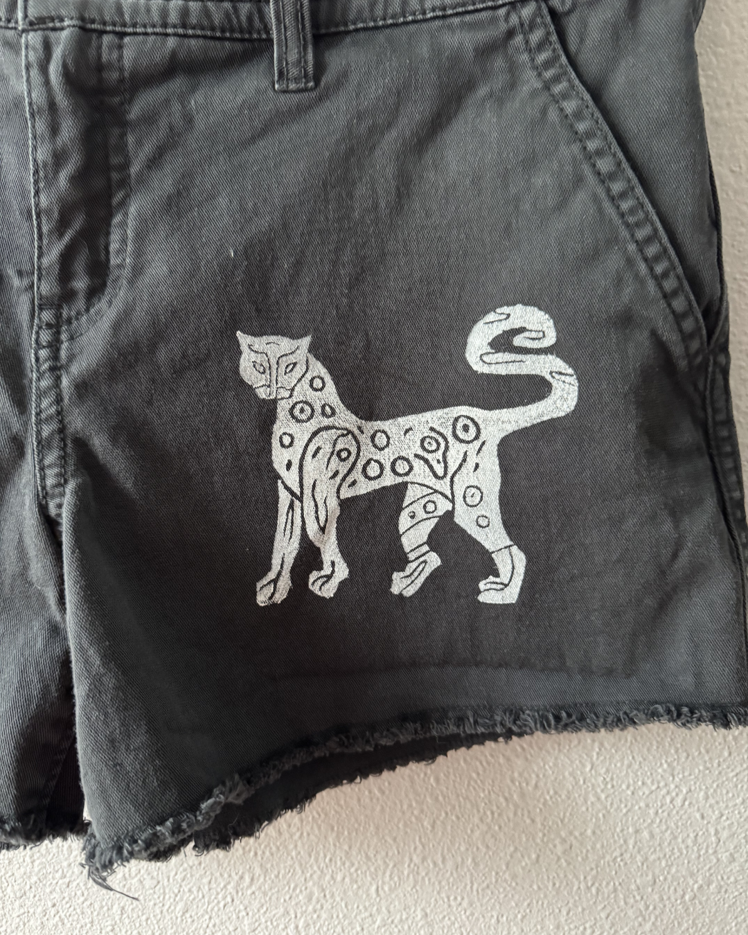 The Egyptian Series: Washed Grey Shorts