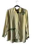Beach Gator Silk Button Down