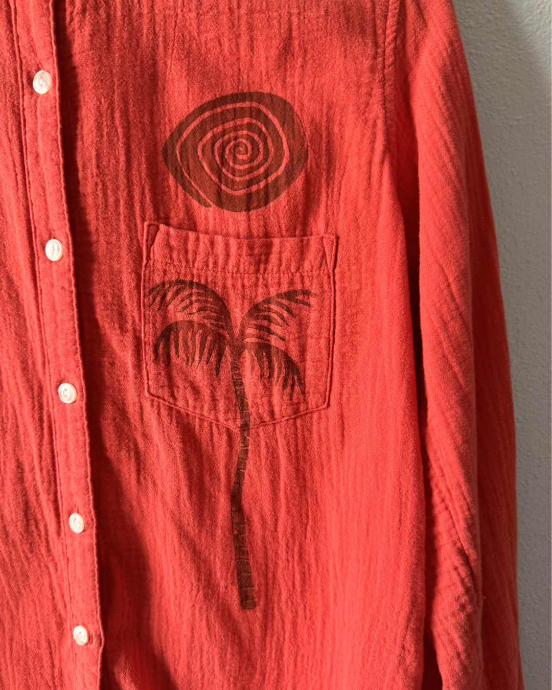 Palm Party Button Down