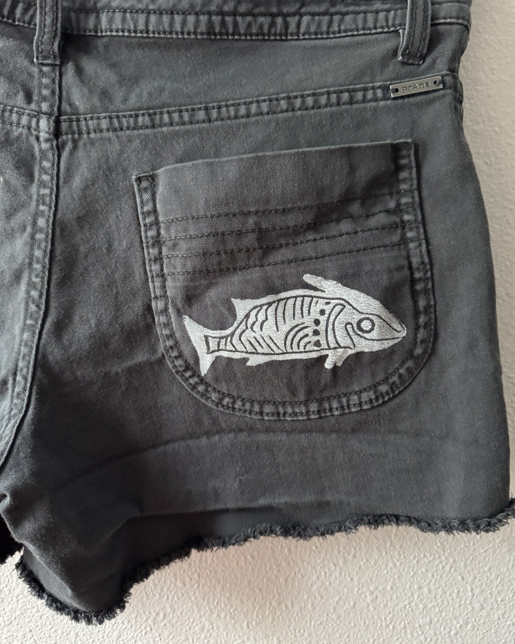 The Egyptian Series: Washed Grey Shorts