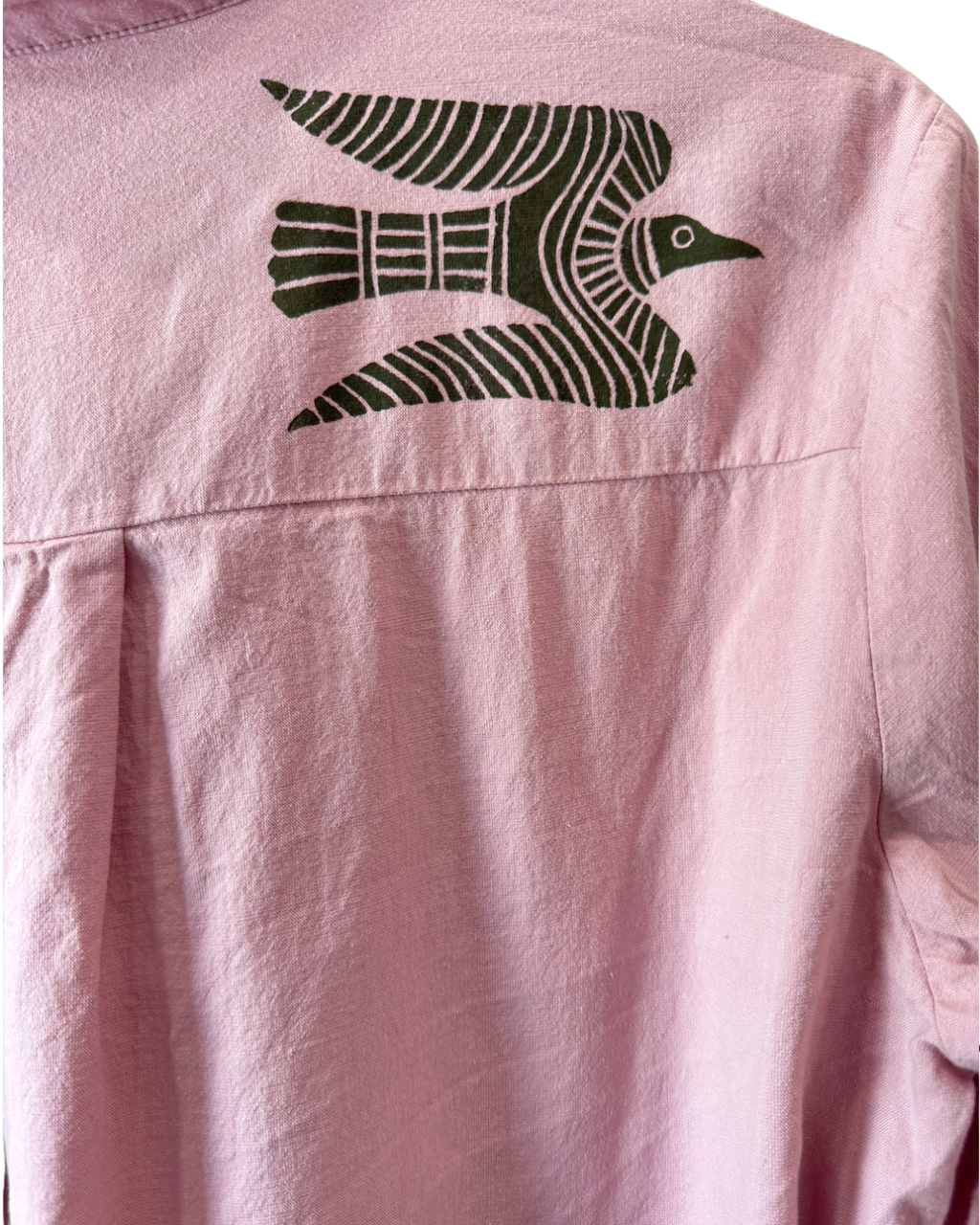 Pink Boots Button Down