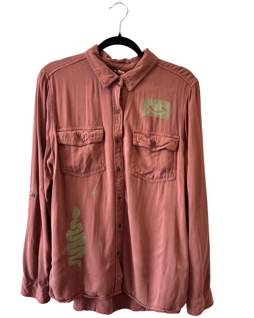Snake Charmer Button Down