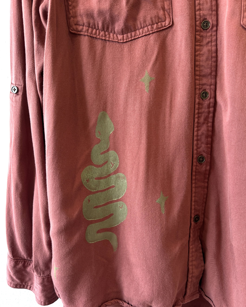 Snake Charmer Button Down