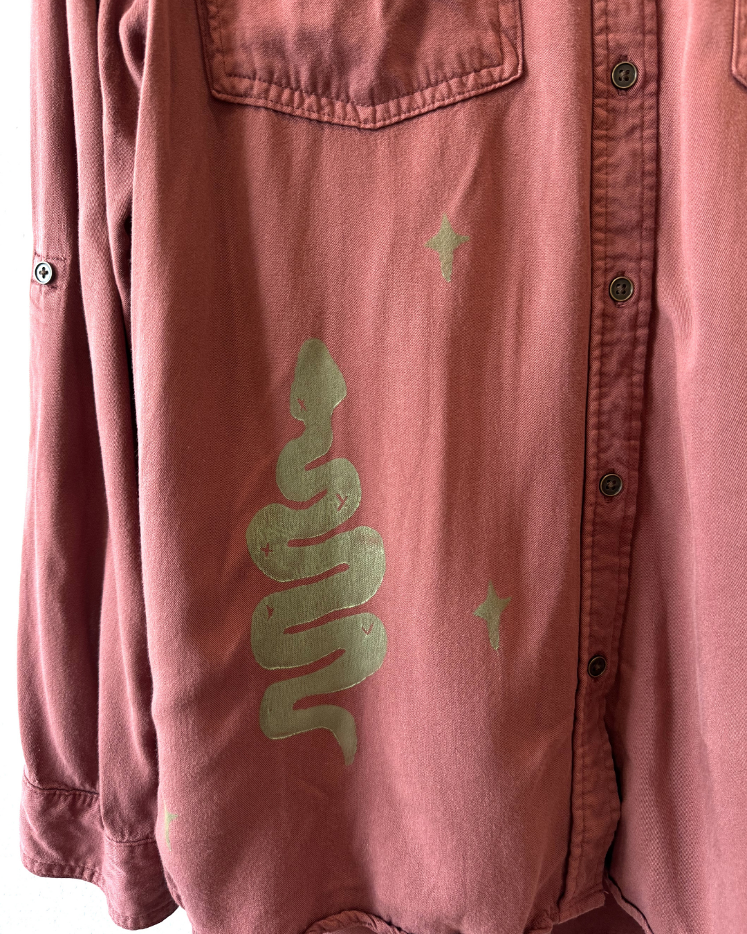 Snake Charmer Button Down