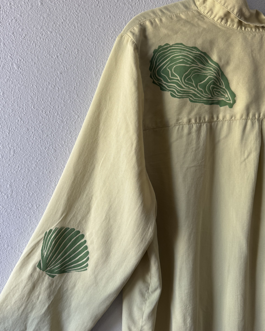 Beach Gator Silk Button Down