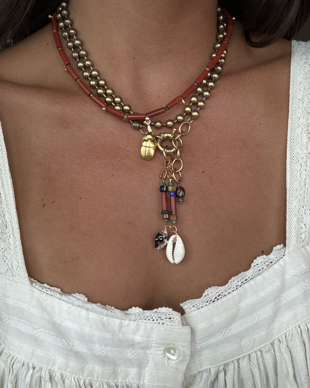 Egyptian Scarab Necklace
