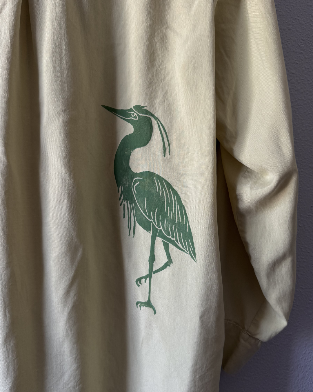 Beach Gator Silk Button Down