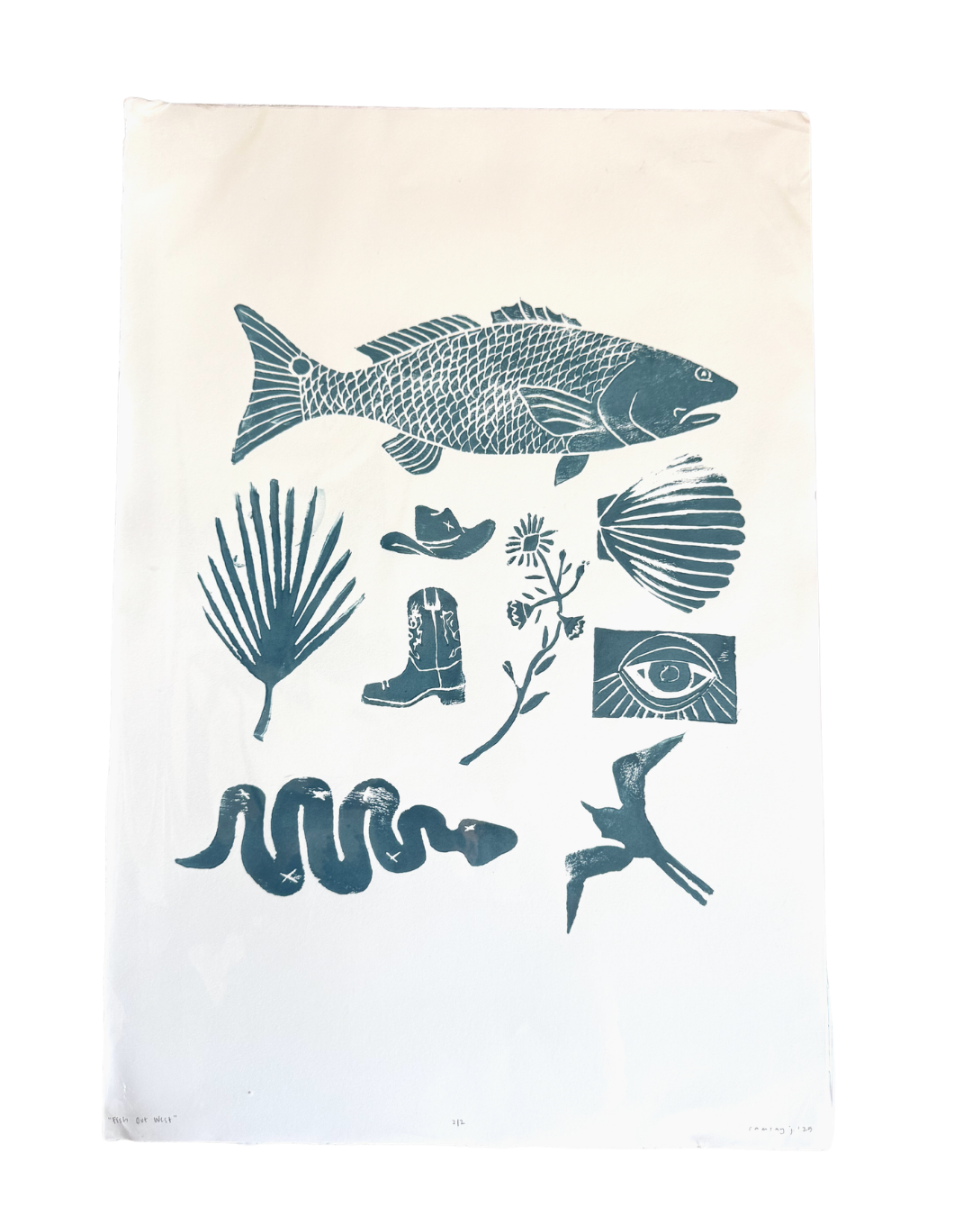 Fish Out West Print