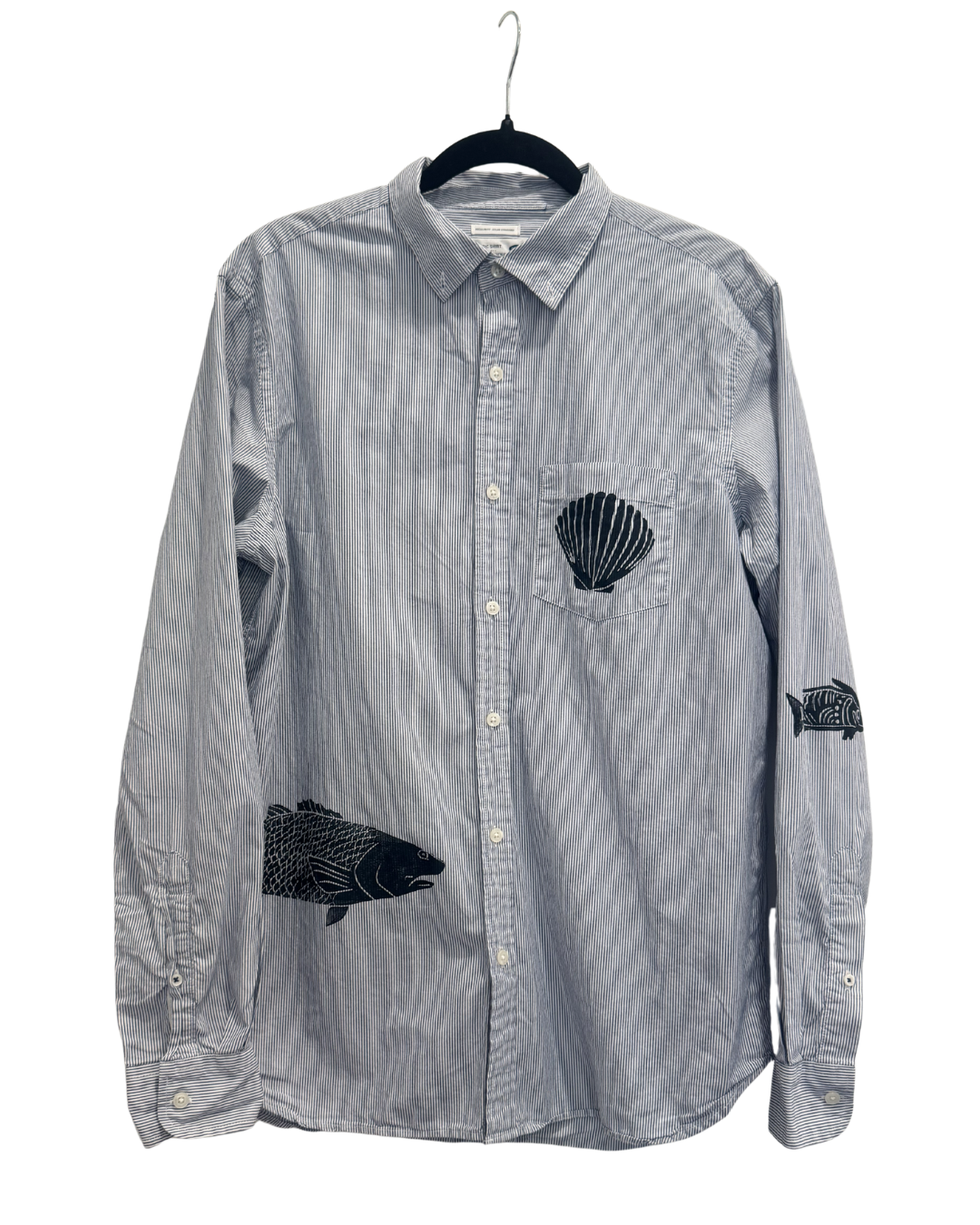 Striped Redfish Button Down