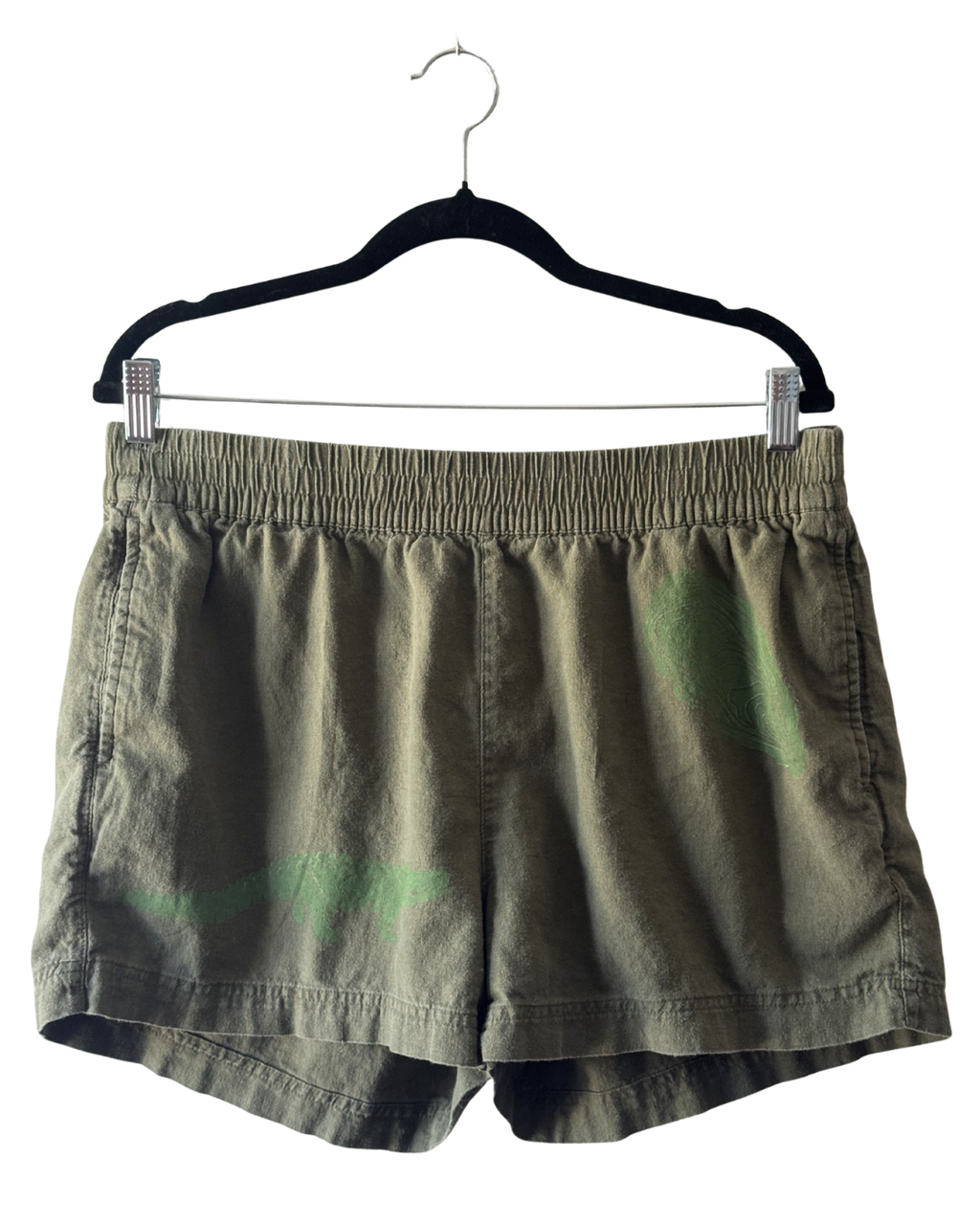 Alligator Linen Shorts