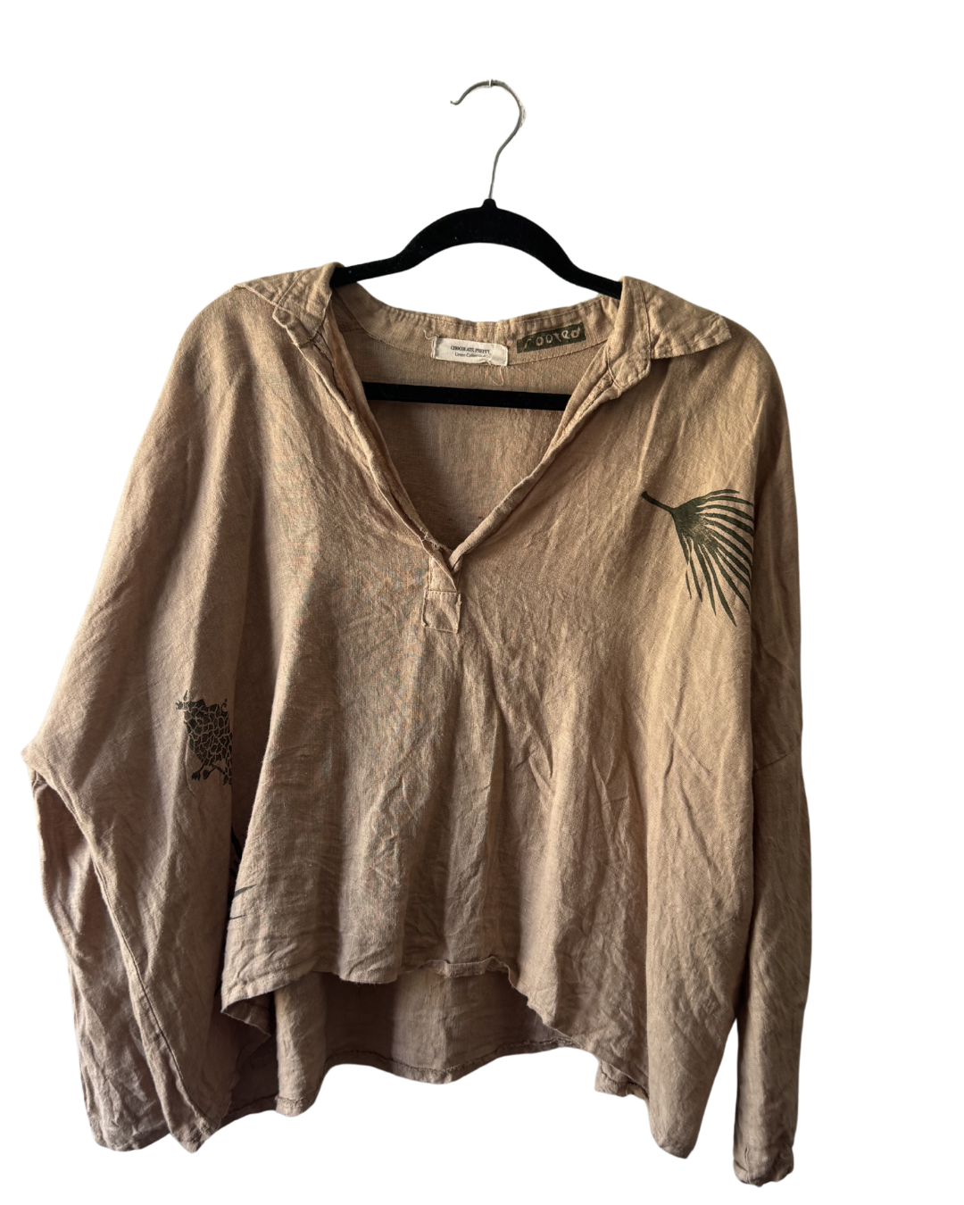 Cape San Blas Linen Top