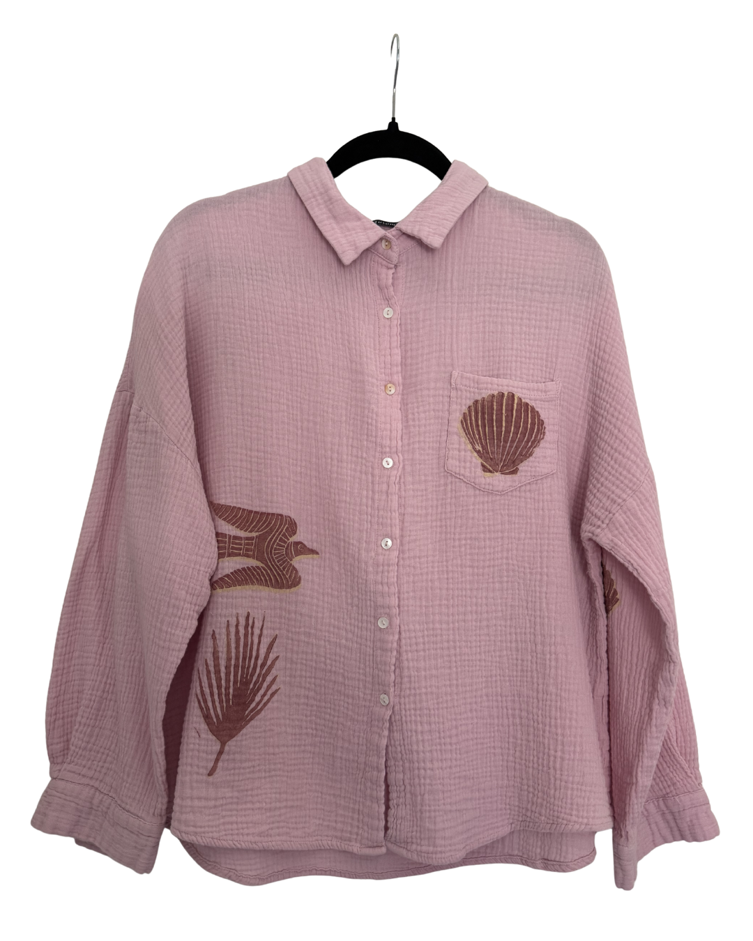 Pink Skies Button Down