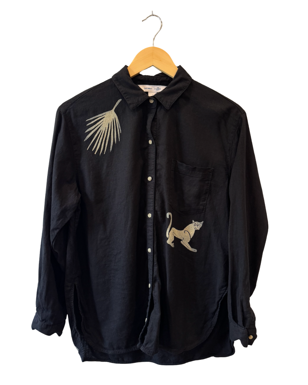 Stalking the Grasses Linen Top