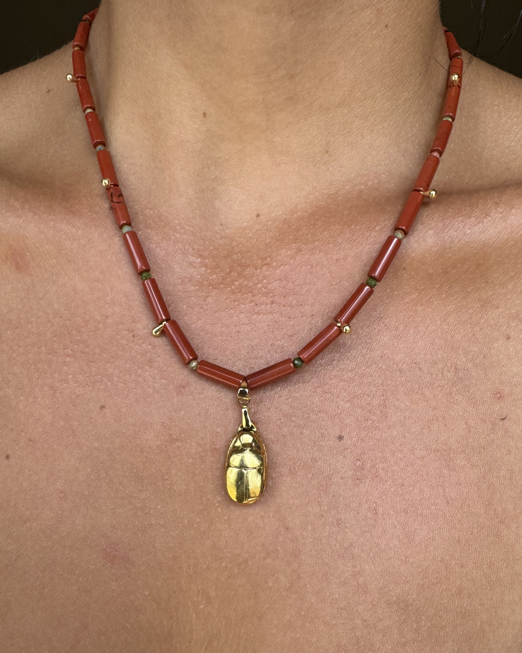 Egyptian Scarab Necklace