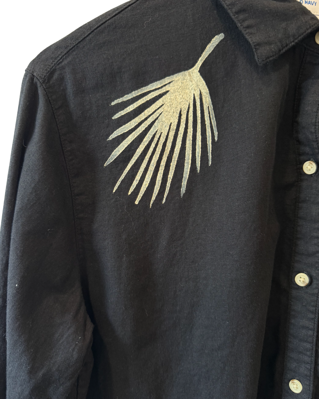 Stalking the Grasses Linen Top
