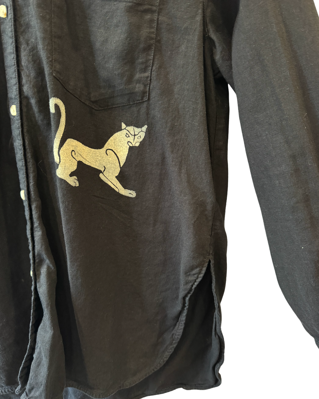 Stalking the Grasses Linen Top