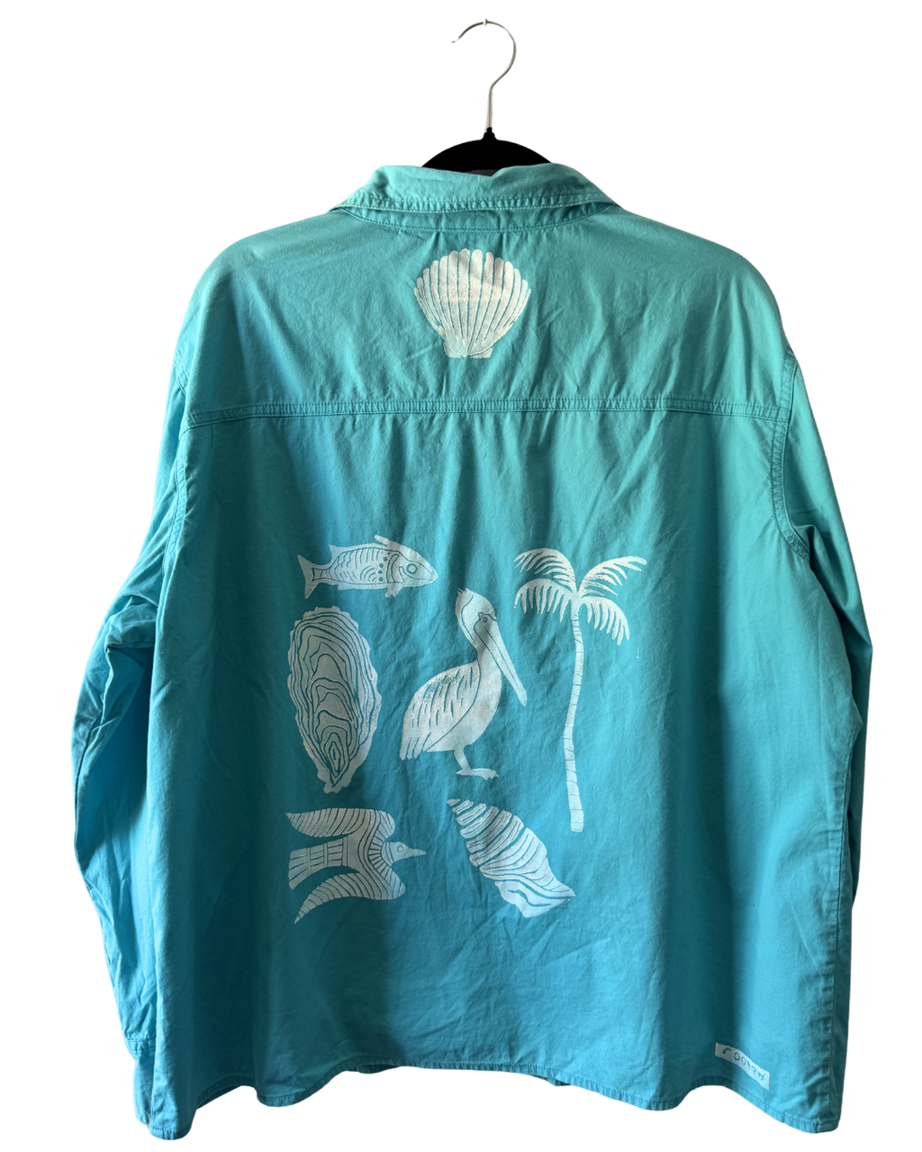 Emerald Coastline Button Down