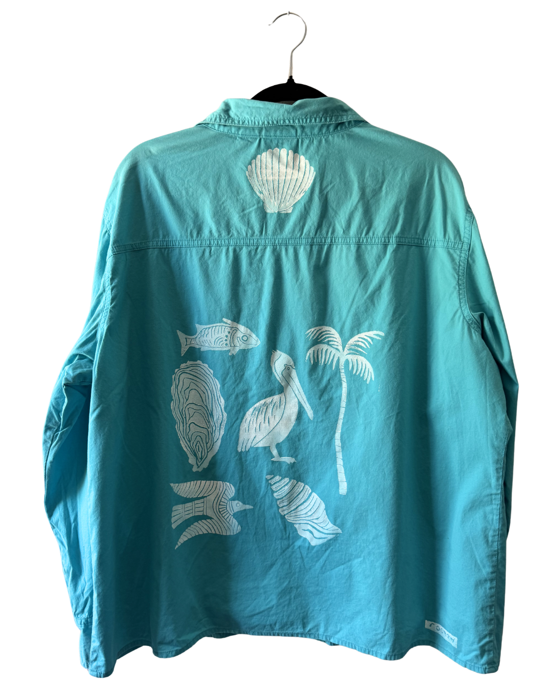 Emerald Coastline Button Down