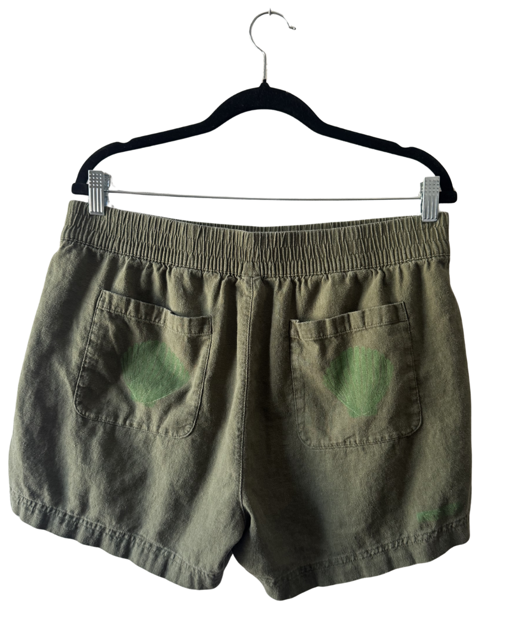 Alligator Linen Shorts