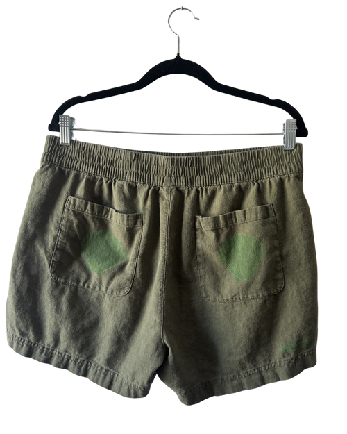 Alligator Linen Shorts