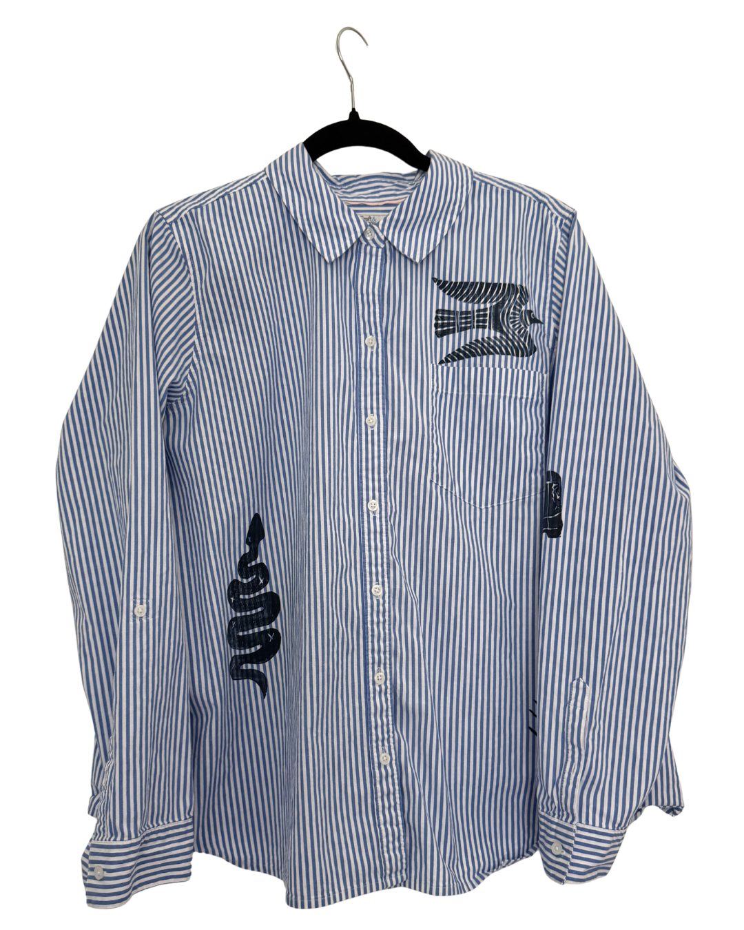 Striped Panther Button Down