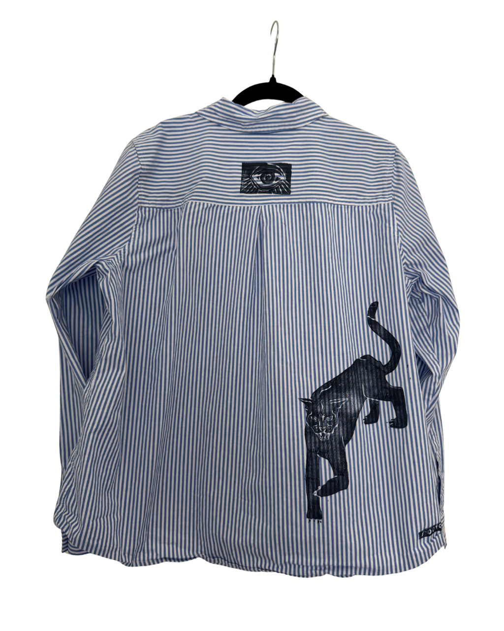 Striped Panther Button Down
