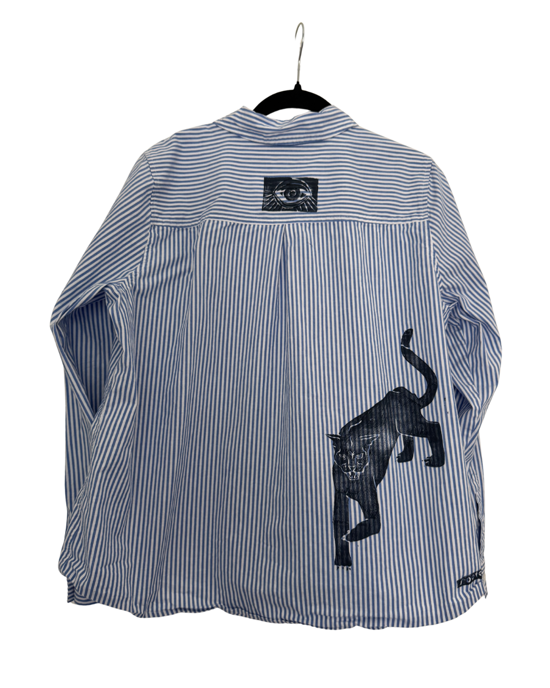 Striped Panther Button Down