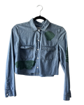 Above the Water Cropped Button Down