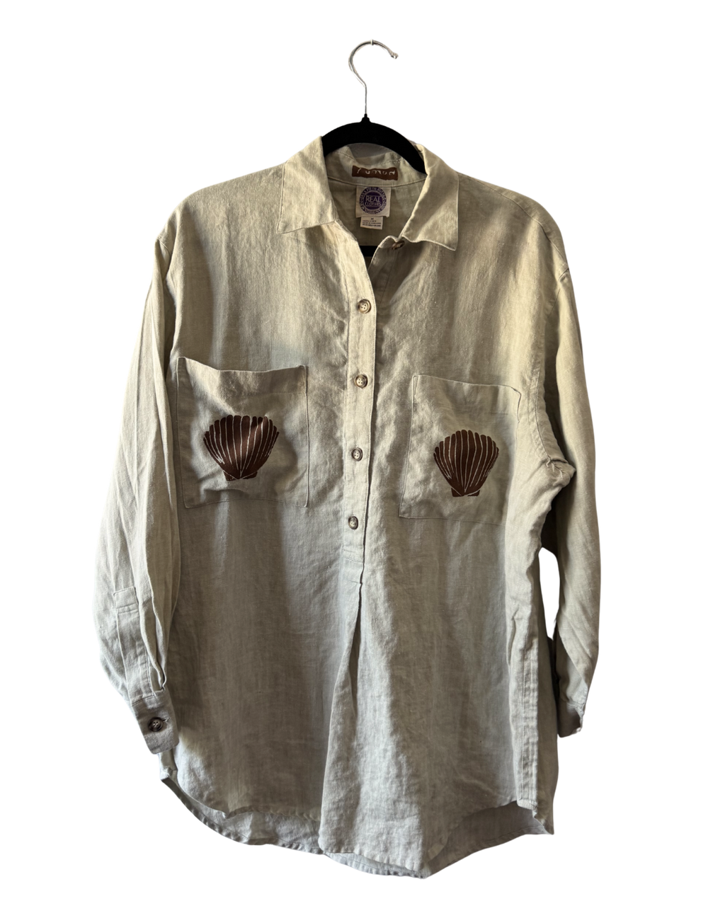 Oyster Lake Linen Tunic