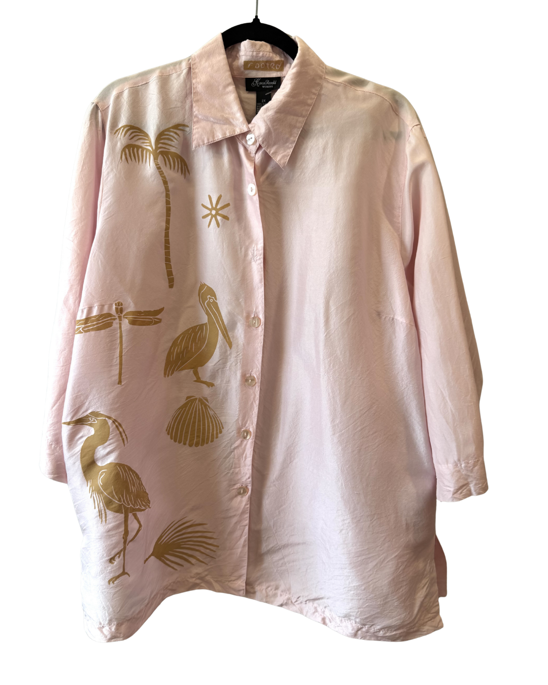 Mimi Silk Button Down