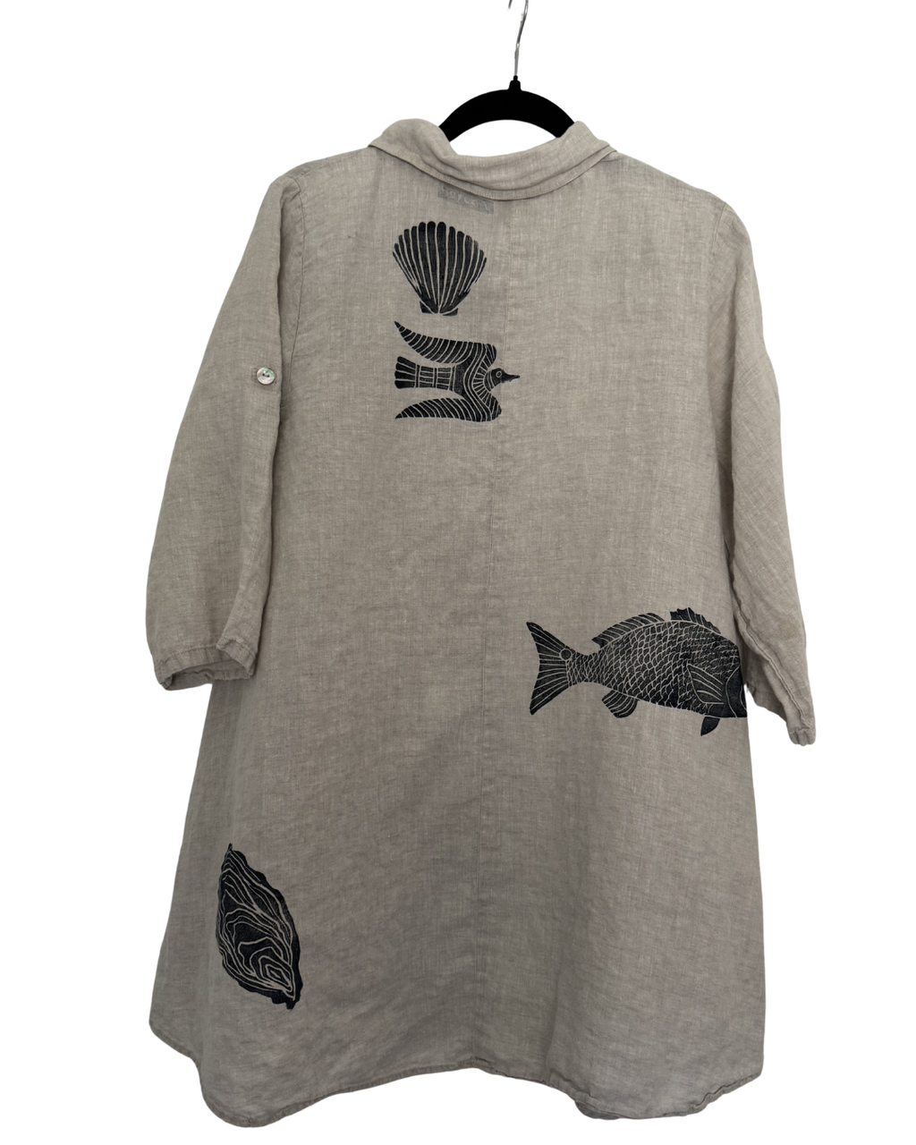 Deep Grasses Linen Tunic