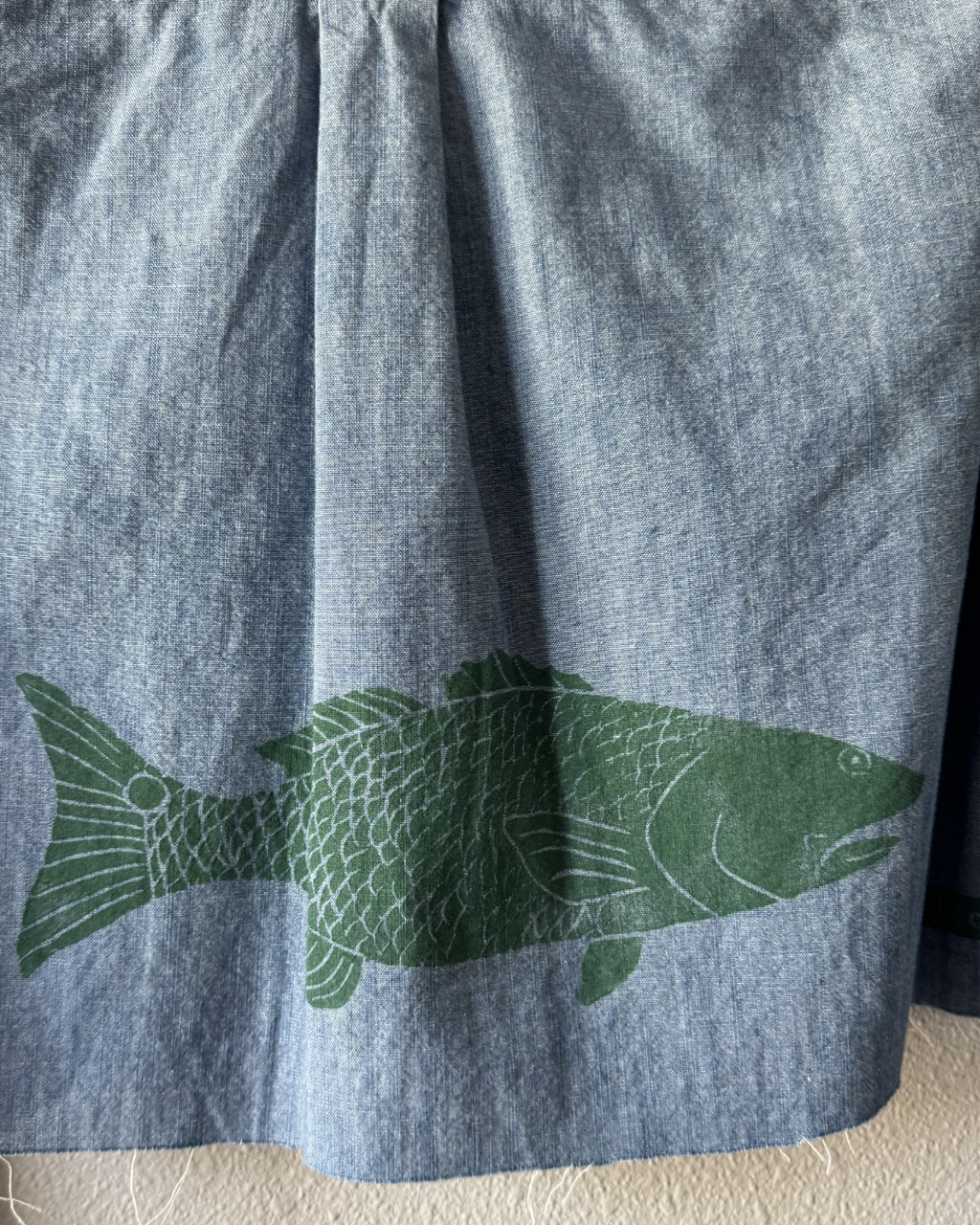 Above the Water Cropped Button Down
