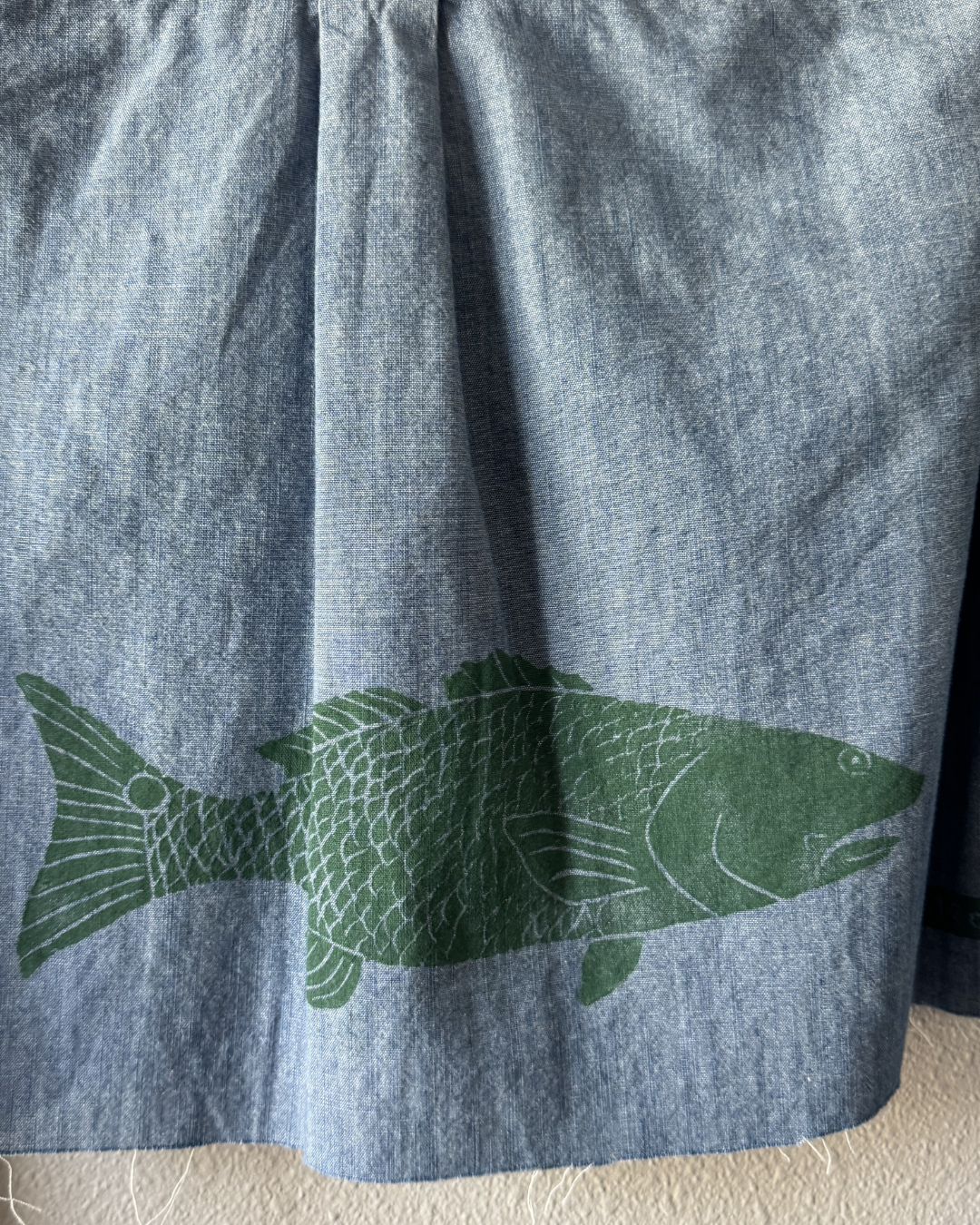 Above the Water Cropped Button Down