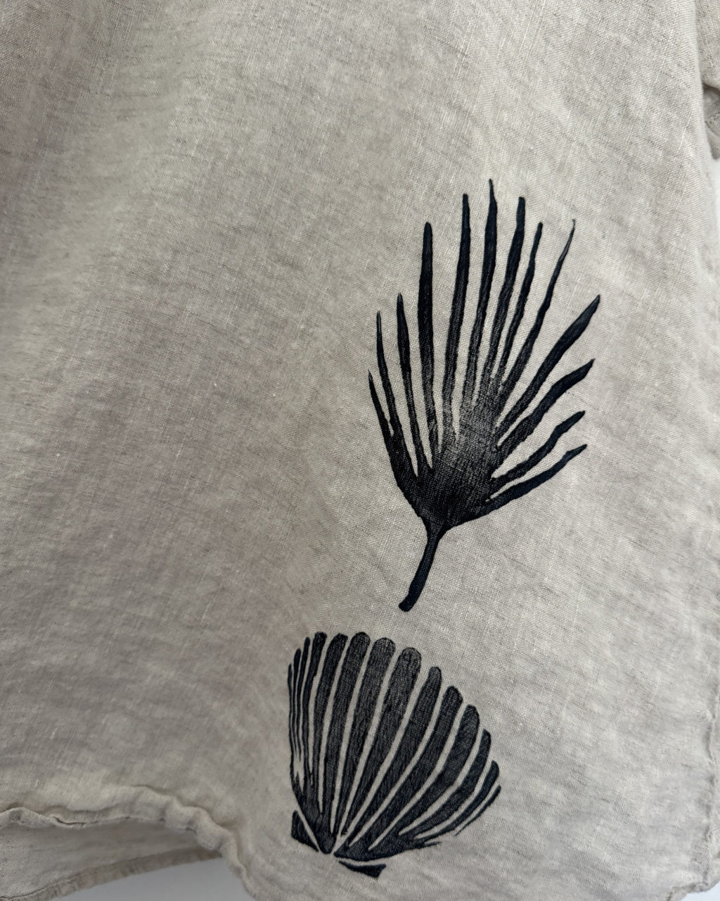 Deep Grasses Linen Tunic