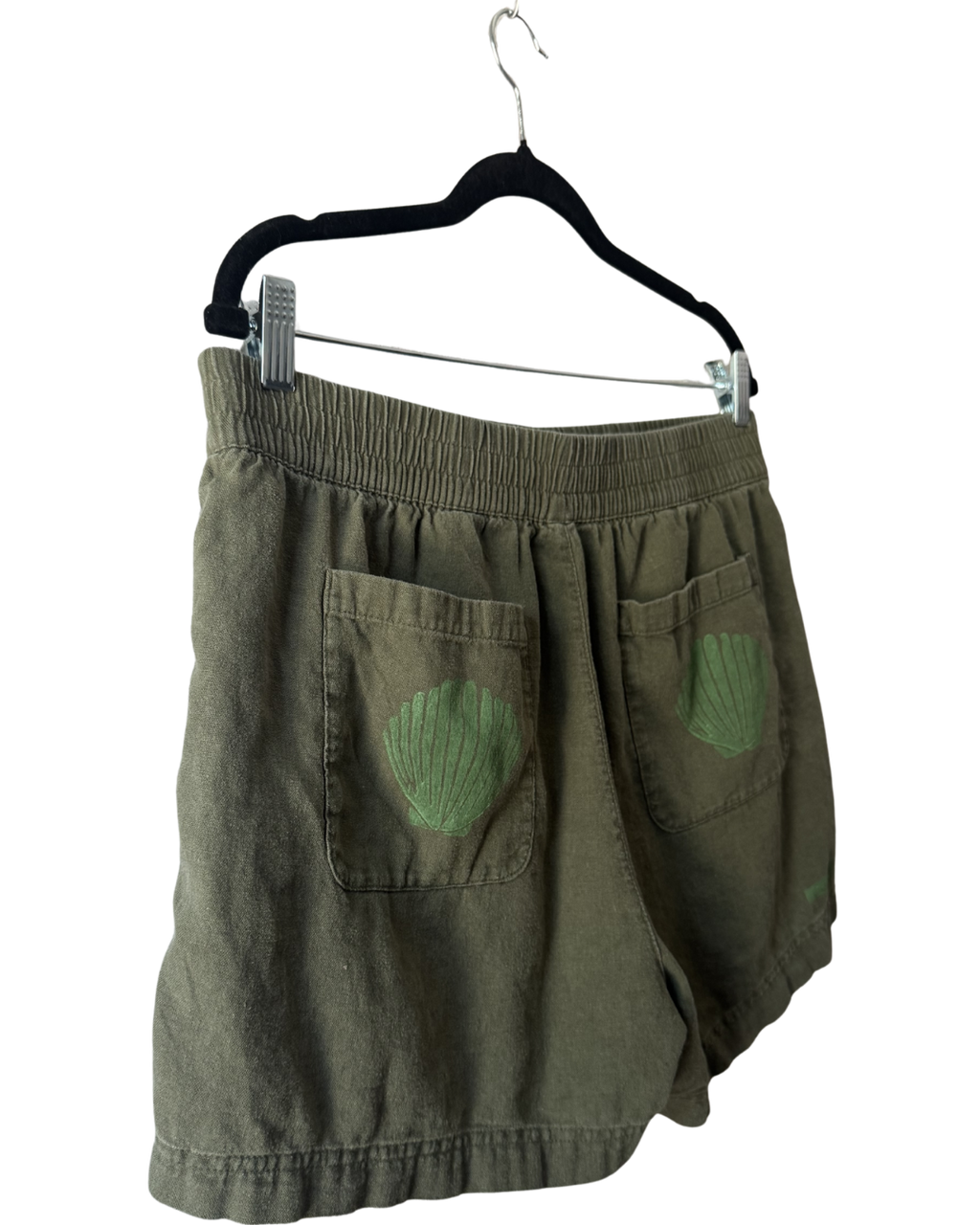 Alligator Linen Shorts