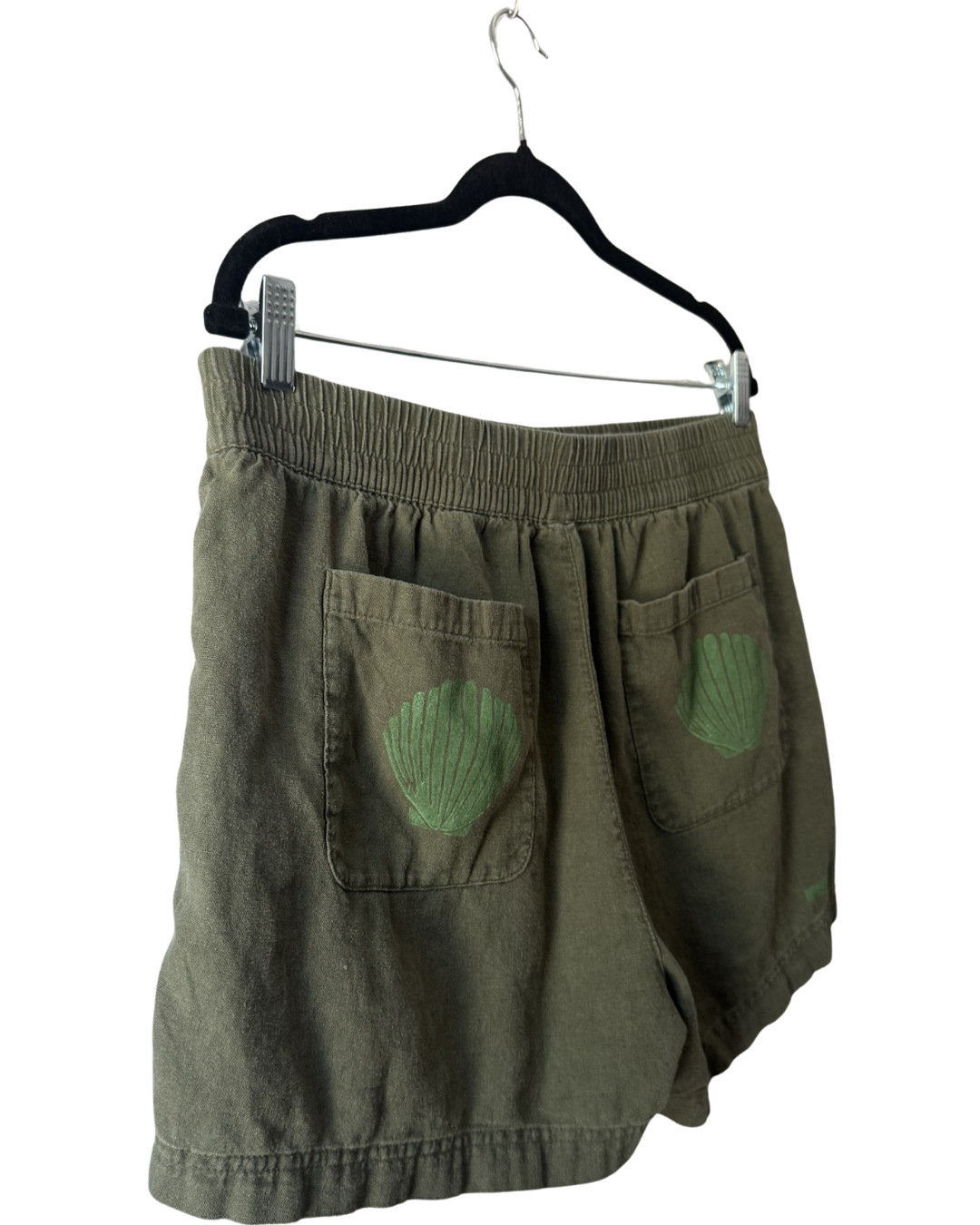 Alligator Linen Shorts