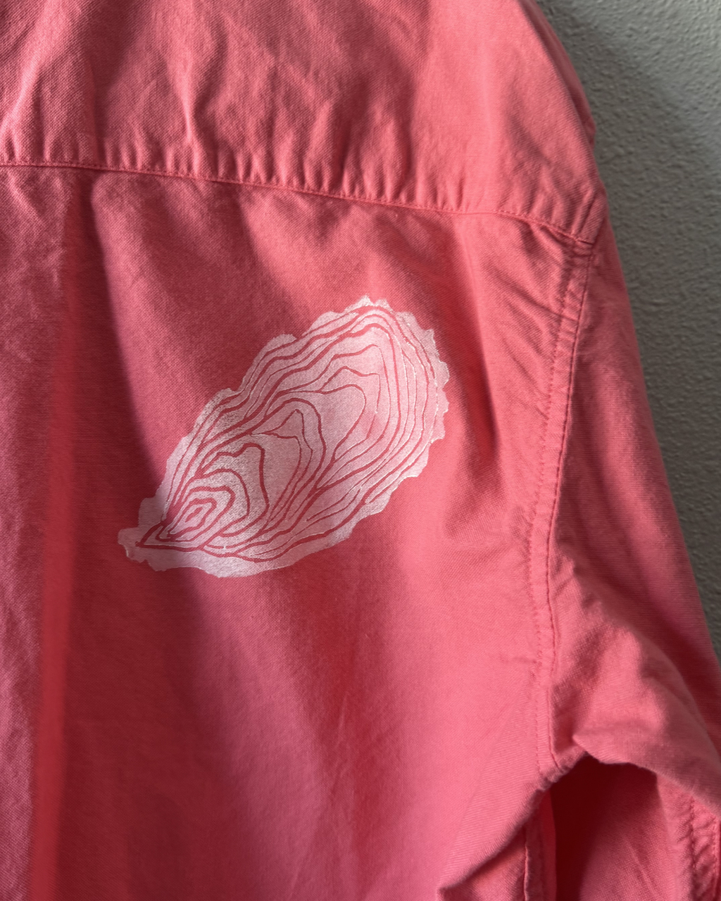 Shuck It Pink Button Down