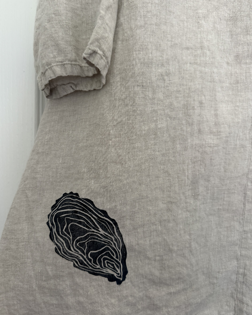 Deep Grasses Linen Tunic