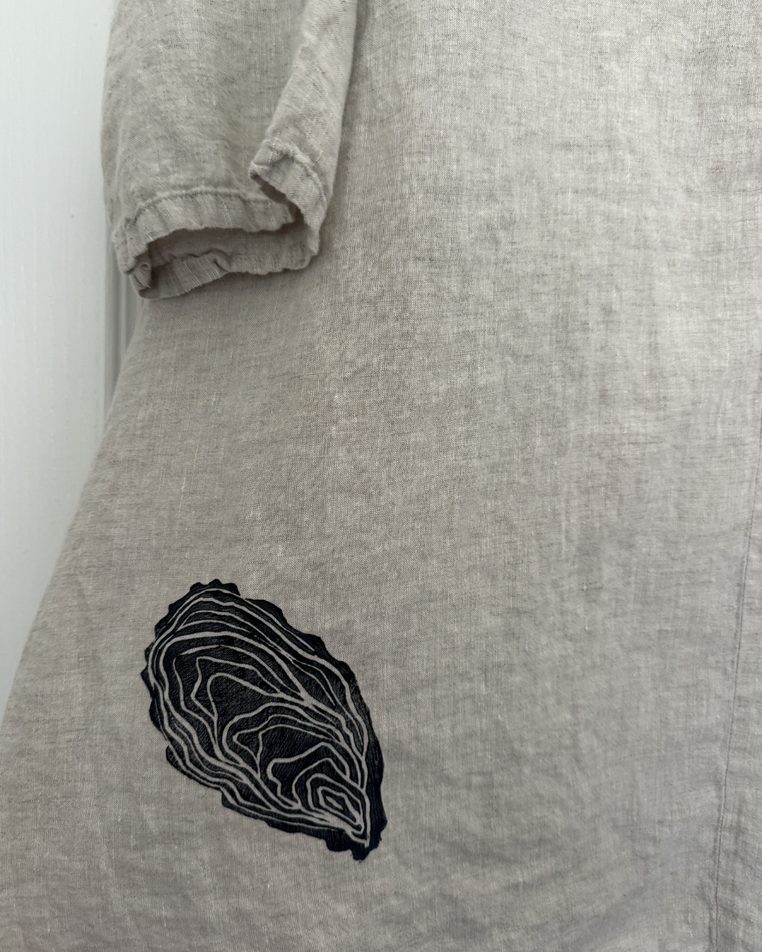 Deep Grasses Linen Tunic