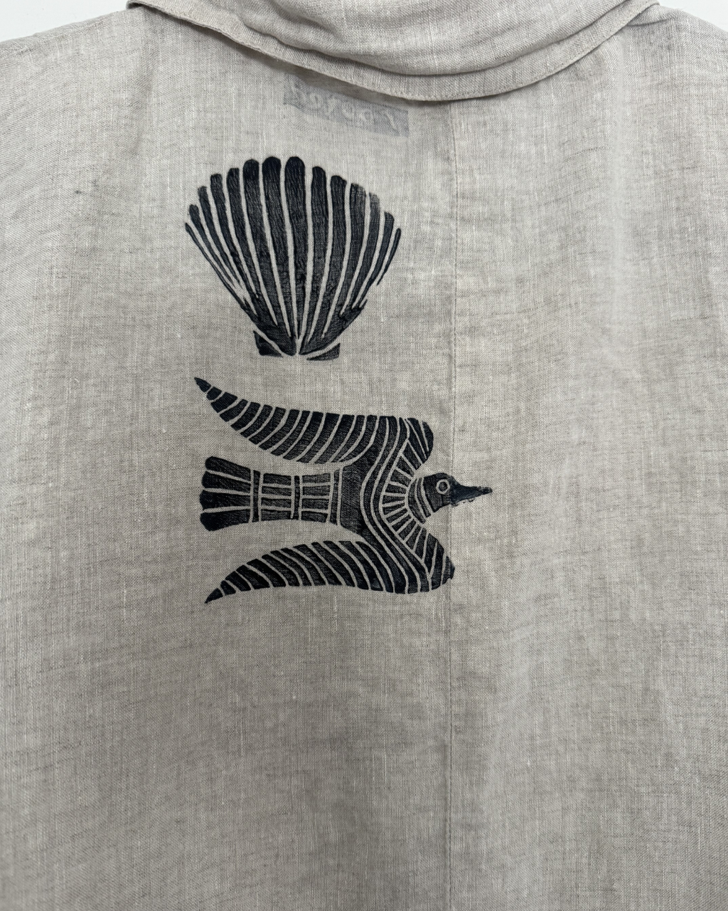 Deep Grasses Linen Tunic