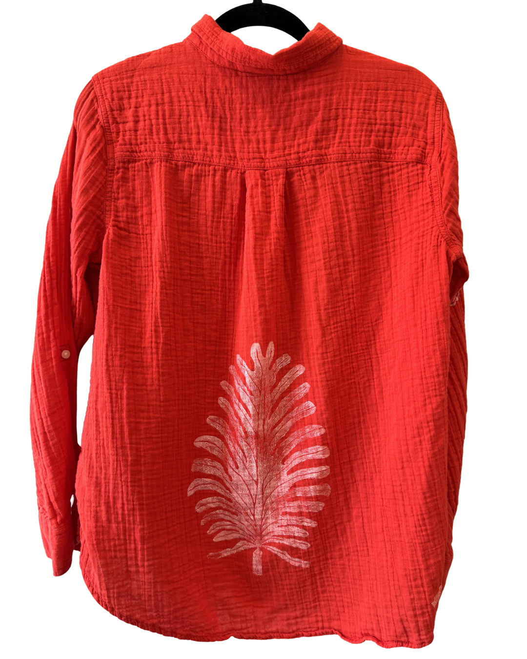 Red Bar Button Down