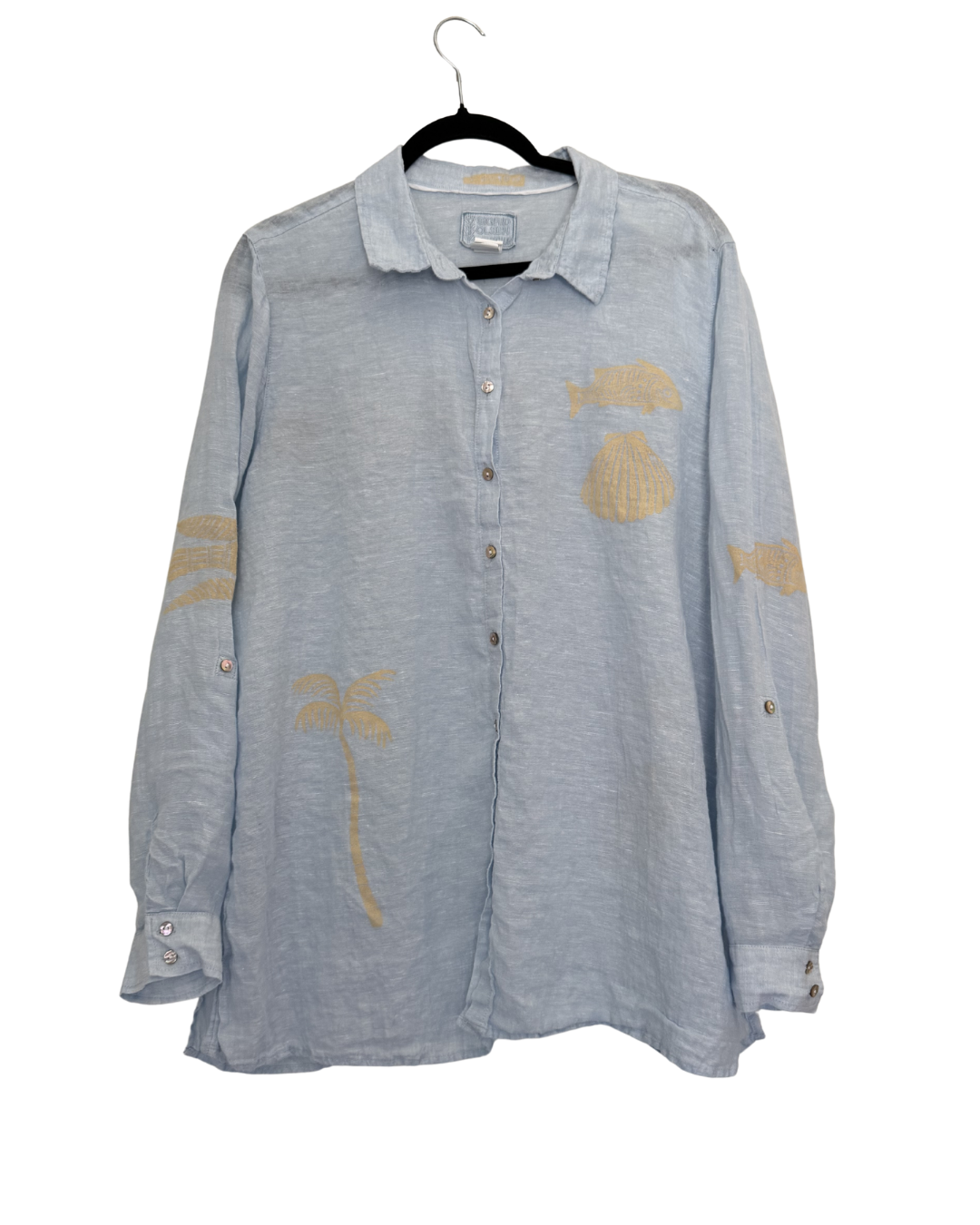 Shallow Waters Button Down