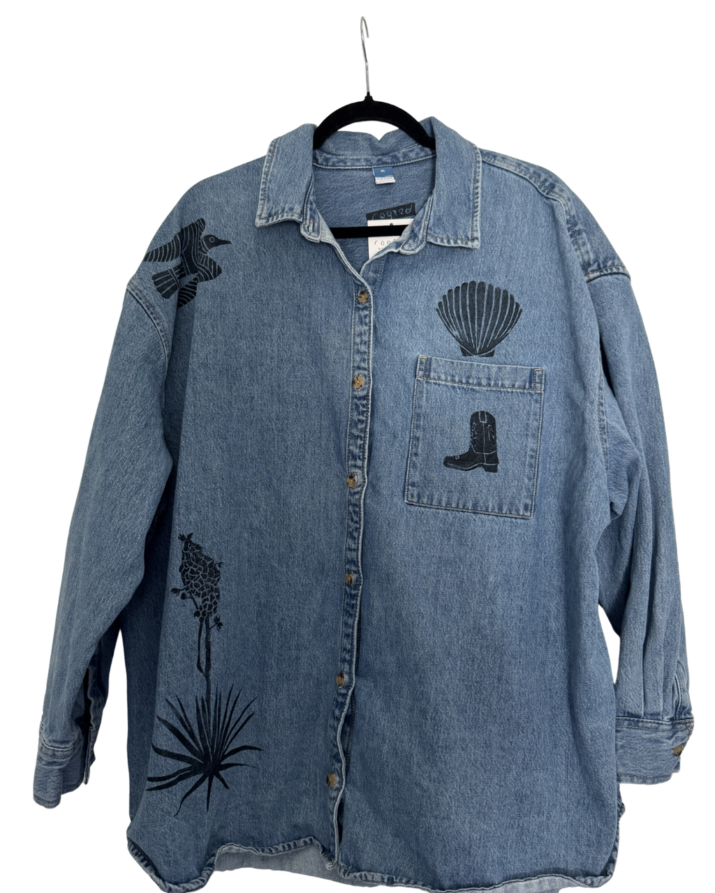 Out West Denim Button Down