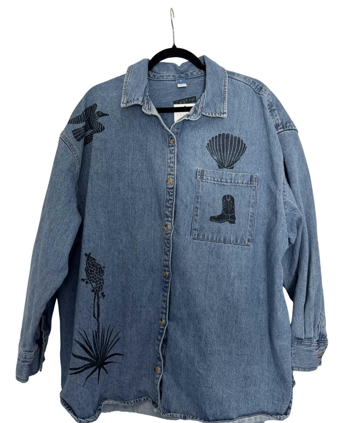 Out West Denim Button Down