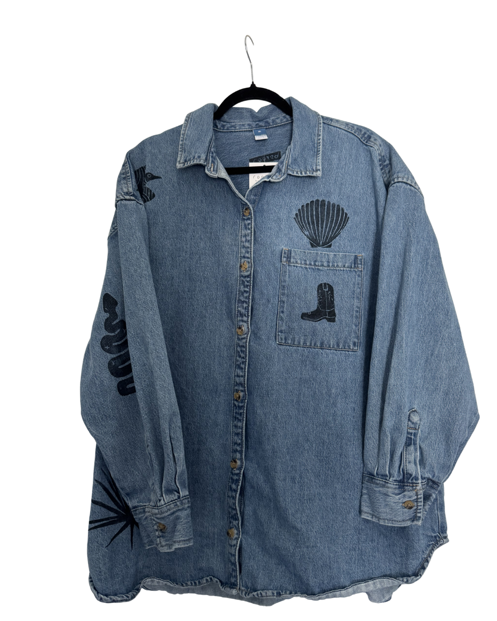 Out West Denim Button Down